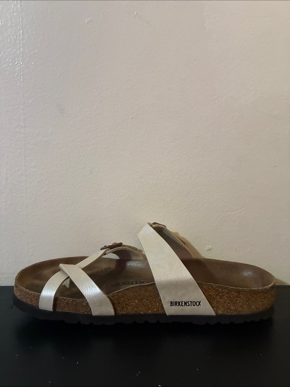 Birkenstock Mayari sandals in Graceful Pearl White womens size EU40 L9 M7 - Picture 3 of 8